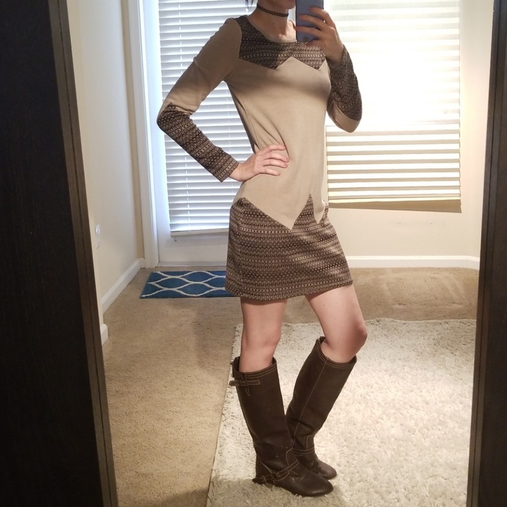 Mid-Rise Sweater Dress